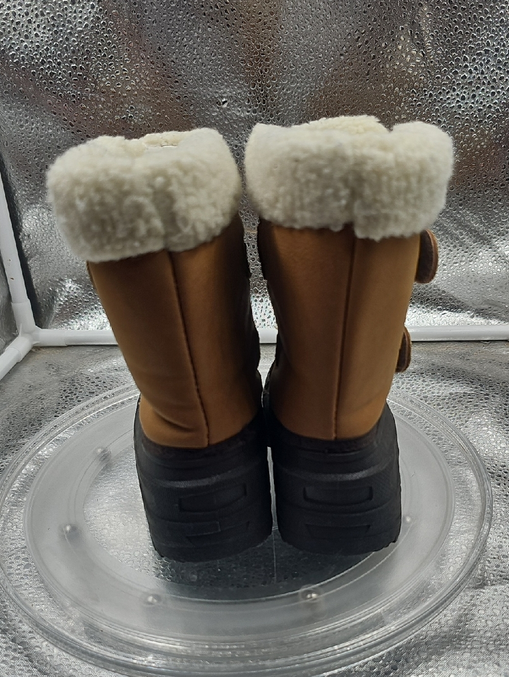 S Tan And Dark Brown Koala Kids Boots - Picture 6 of 8